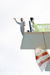 Wassersprung-Show 'Sprung meines Lebens' in Halle