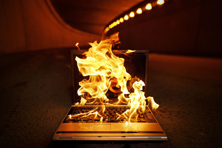 Symbolfoto Akku-Brandgefahr
