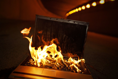 Symbolfoto Akku-Brandgefahr