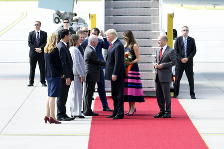 Flughafenankünfte der Staatschefs zum G20-Gipfel in Hamburg