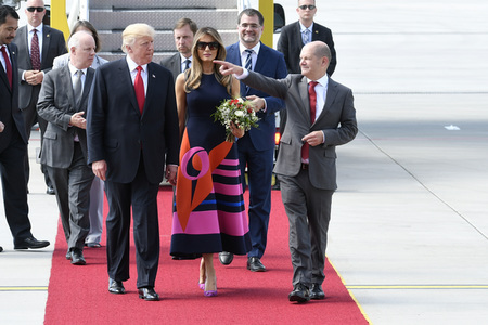 Flughafenankünfte der Staatschefs zum G20-Gipfel in Hamburg