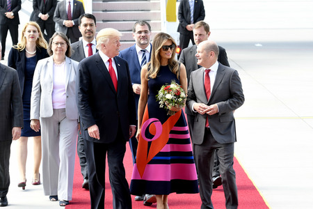Flughafenankünfte der Staatschefs zum G20-Gipfel in Hamburg