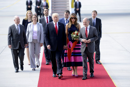 Flughafenankünfte der Staatschefs zum G20-Gipfel in Hamburg