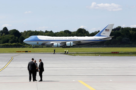 Flughafenankünfte der Staatschefs zum G20-Gipfel in Hamburg