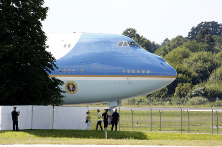 Flughafenankünfte der Staatschefs zum G20-Gipfel in Hamburg