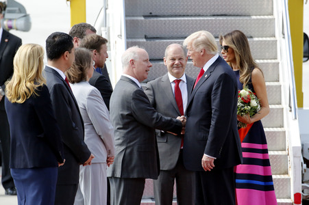 Flughafenankünfte der Staatschefs zum G20-Gipfel in Hamburg