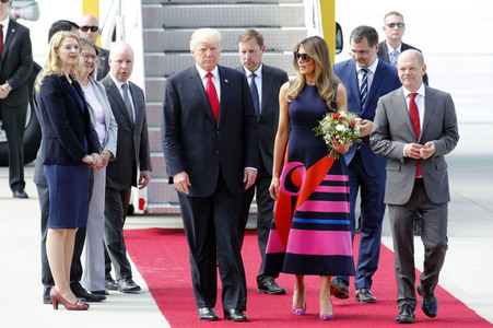 Flughafenankünfte der Staatschefs zum G20-Gipfel in Hamburg