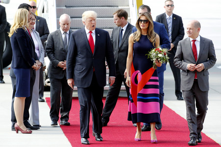 Flughafenankünfte der Staatschefs zum G20-Gipfel in Hamburg