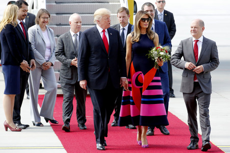 Flughafenankünfte der Staatschefs zum G20-Gipfel in Hamburg
