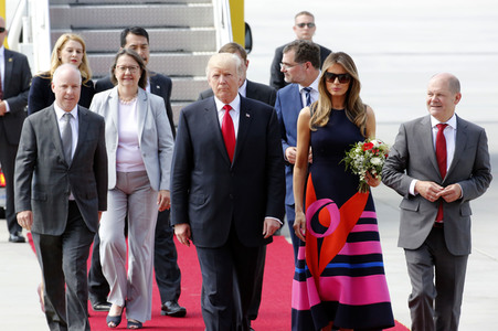 Flughafenankünfte der Staatschefs zum G20-Gipfel in Hamburg
