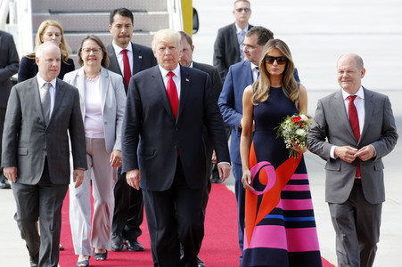 Flughafenankünfte der Staatschefs zum G20-Gipfel in Hamburg