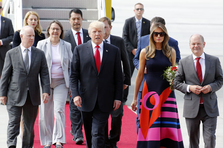 Flughafenankünfte der Staatschefs zum G20-Gipfel in Hamburg