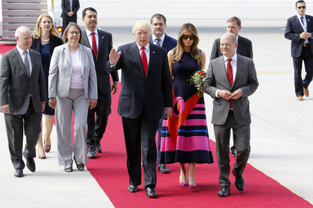 Flughafenankünfte der Staatschefs zum G20-Gipfel in Hamburg