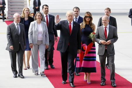 Flughafenankünfte der Staatschefs zum G20-Gipfel in Hamburg