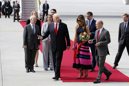 Flughafenankünfte der Staatschefs zum G20-Gipfel in Hamburg