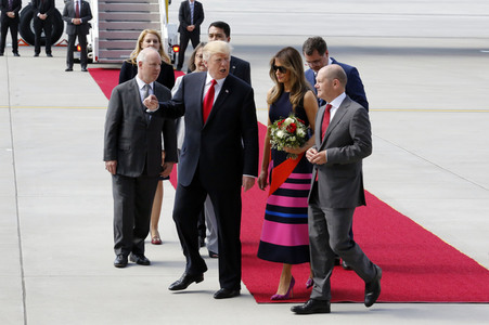 Flughafenankünfte der Staatschefs zum G20-Gipfel in Hamburg