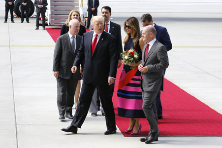 Flughafenankünfte der Staatschefs zum G20-Gipfel in Hamburg