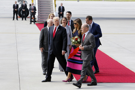 Flughafenankünfte der Staatschefs zum G20-Gipfel in Hamburg