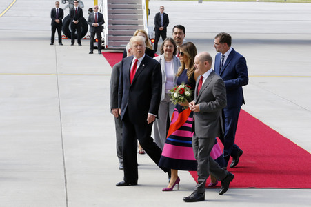 Flughafenankünfte der Staatschefs zum G20-Gipfel in Hamburg