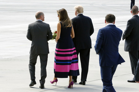 Flughafenankünfte der Staatschefs zum G20-Gipfel in Hamburg