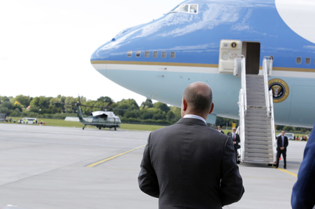 Flughafenankünfte der Staatschefs zum G20-Gipfel in Hamburg