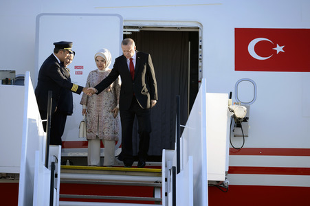 Flughafenankünfte der Staatschefs zum G20-Gipfel in Hamburg
