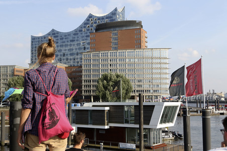 '#BlockG20 – colour the red zone!' Demonstration in Hamburg