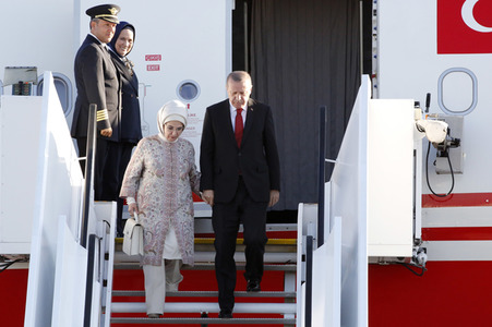 Flughafenankünfte der Staatschefs zum G20-Gipfel in Hamburg