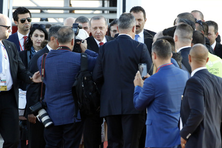 Flughafenankünfte der Staatschefs zum G20-Gipfel in Hamburg