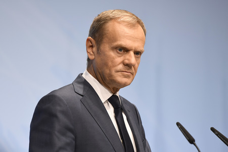 EU-Pressekonferenz auf dem G20-Gipfel in Hamburg