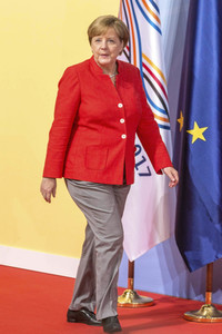 Begrüßung der G20-Gipfel Teilnehmer in Hamburg