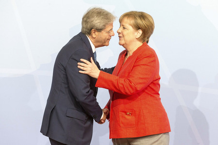 Begrüßung der G20-Gipfel Teilnehmer in Hamburg