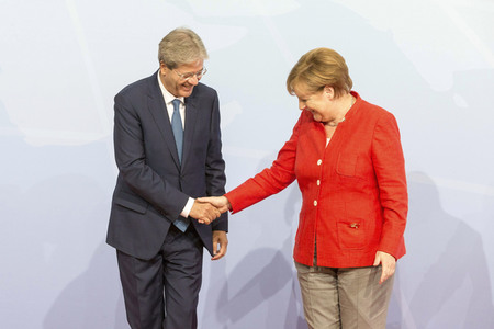 Begrüßung der G20-Gipfel Teilnehmer in Hamburg