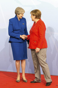 Begrüßung der G20-Gipfel Teilnehmer in Hamburg