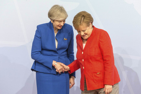 Begrüßung der G20-Gipfel Teilnehmer in Hamburg
