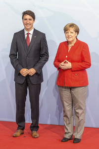 Begrüßung der G20-Gipfel Teilnehmer in Hamburg