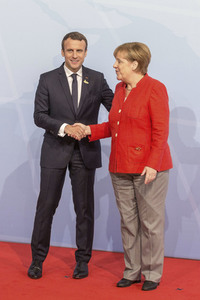 Begrüßung der G20-Gipfel Teilnehmer in Hamburg