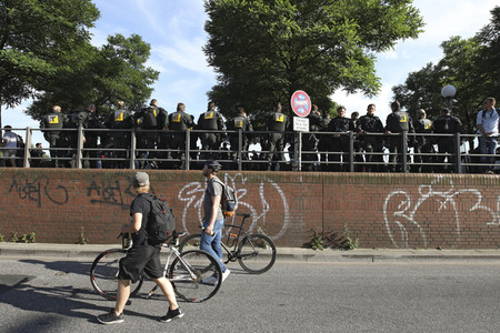 'G20 Welcome to Hell' Demo in Hamburg