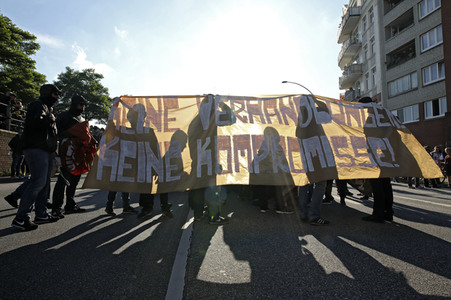 'G20 Welcome to Hell' Demo in Hamburg