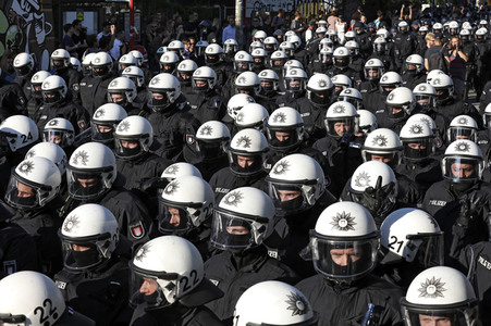 'G20 Welcome to Hell' Demo in Hamburg