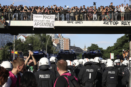 'G20 Welcome to Hell' Demo in Hamburg