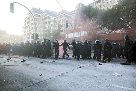 'G20 Welcome to Hell' Demo in Hamburg