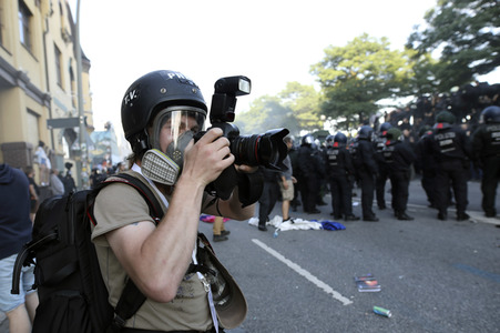 'G20 Welcome to Hell' Demo in Hamburg