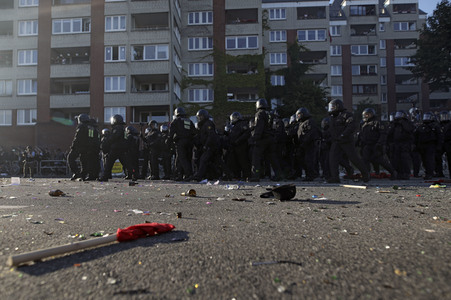 'G20 Welcome to Hell' Demo in Hamburg