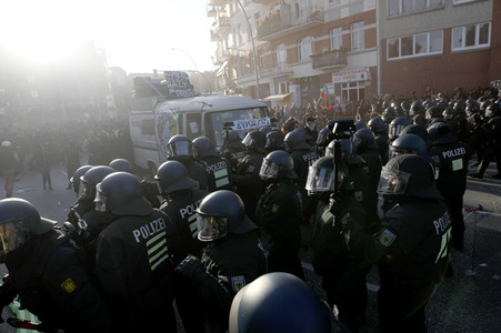 'G20 Welcome to Hell' Demo in Hamburg