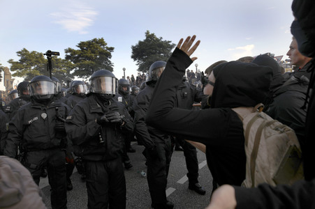 'G20 Welcome to Hell' Demo in Hamburg