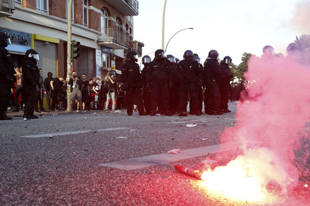 'G20 Welcome to Hell' Demo in Hamburg