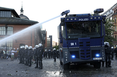 'G20 Welcome to Hell' Demo in Hamburg