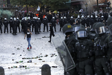 'G20 Welcome to Hell' Demo in Hamburg