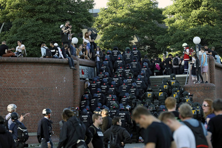 'G20 Welcome to Hell' Demo in Hamburg